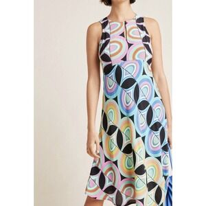 Anthropologie | Dresses | Anthropologie The Bobbi Asymmetrical Ruffle  Tiered Midi Dress | Poshmark